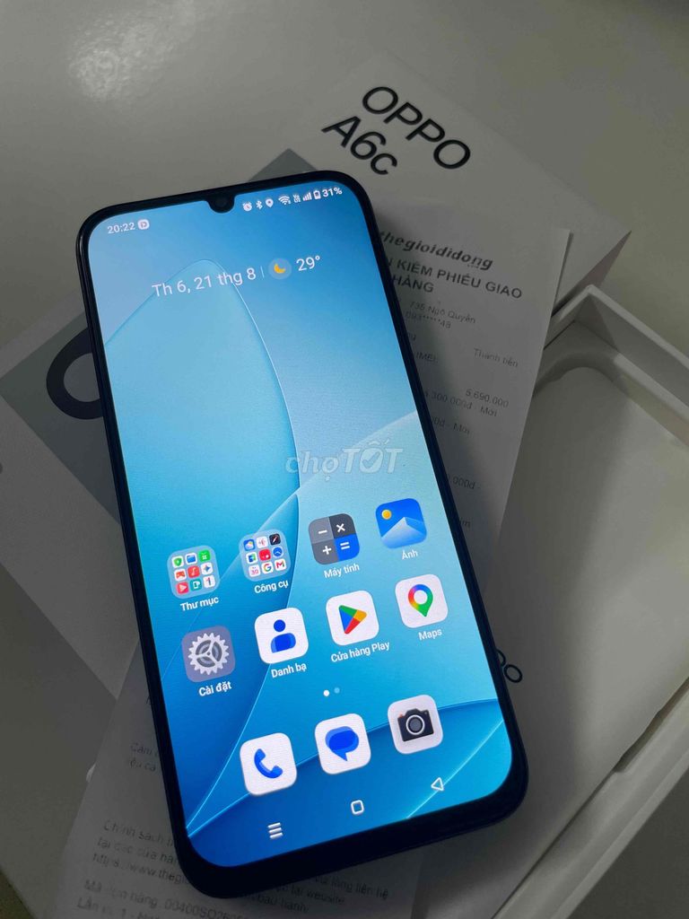 OPPO A6c 128GB 4GB 7000mAh 99% новый