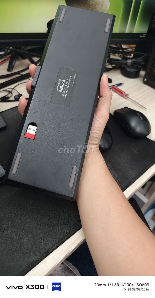 Фото 3: Механическая клавиатура Xingmeng C68 черная USB Bluetooth
