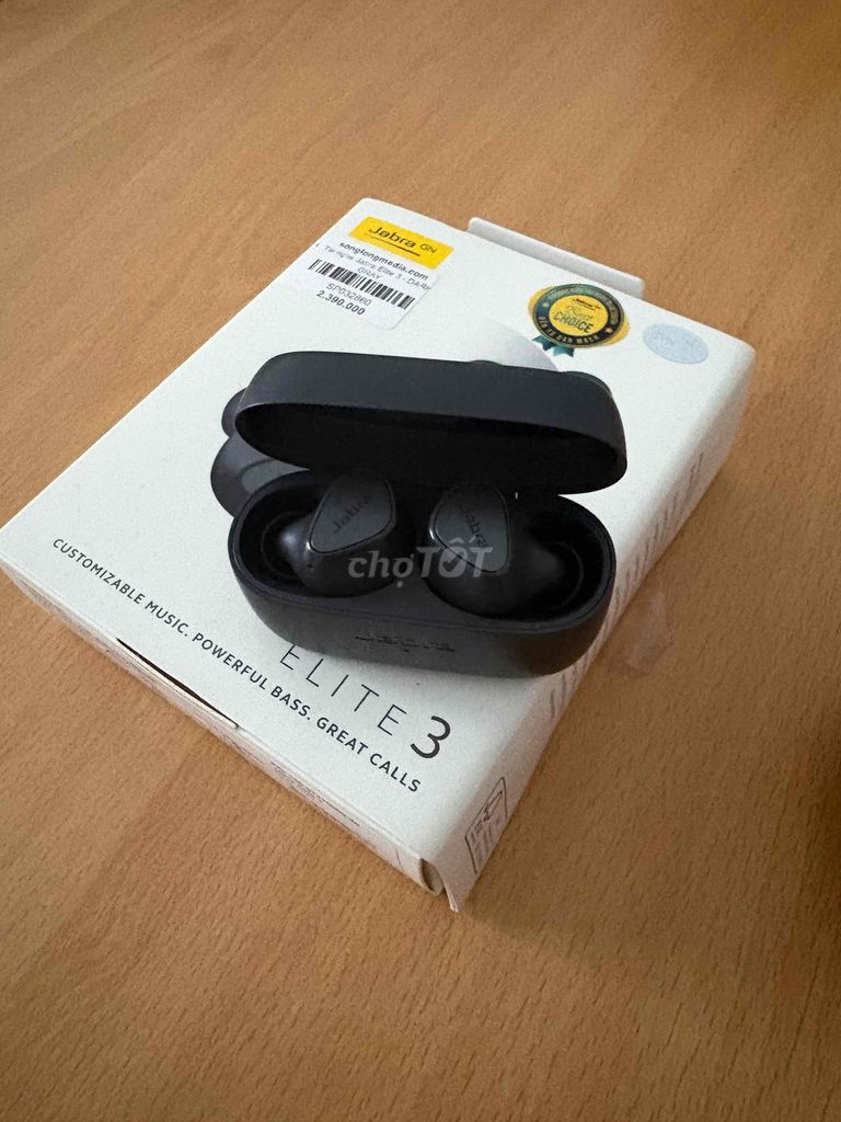 Наушники Jabra Elite 3 Черные