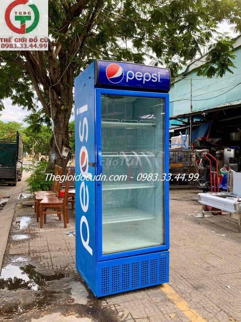 Фото 3: Б/у холодильник Pepsi 700 литров синий