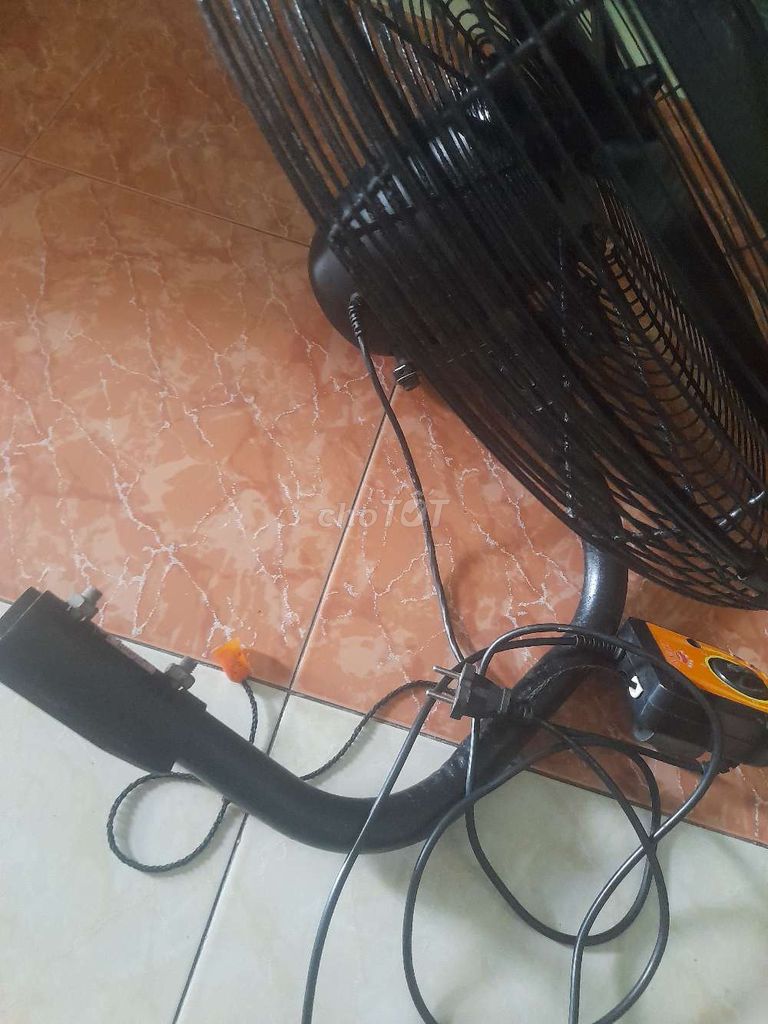 Настенный потолочный вентилятор Черный 200W