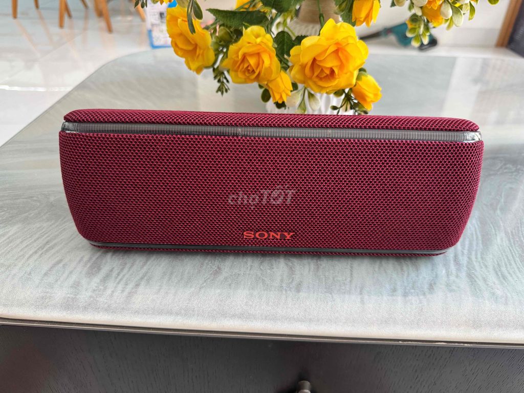 Bluetooth-колонка Sony SRS-XB41 красная, водонепроницаемая IP67