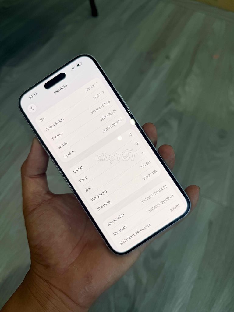 Фото 2: Apple iPhone 15 Plus 128GB Белый