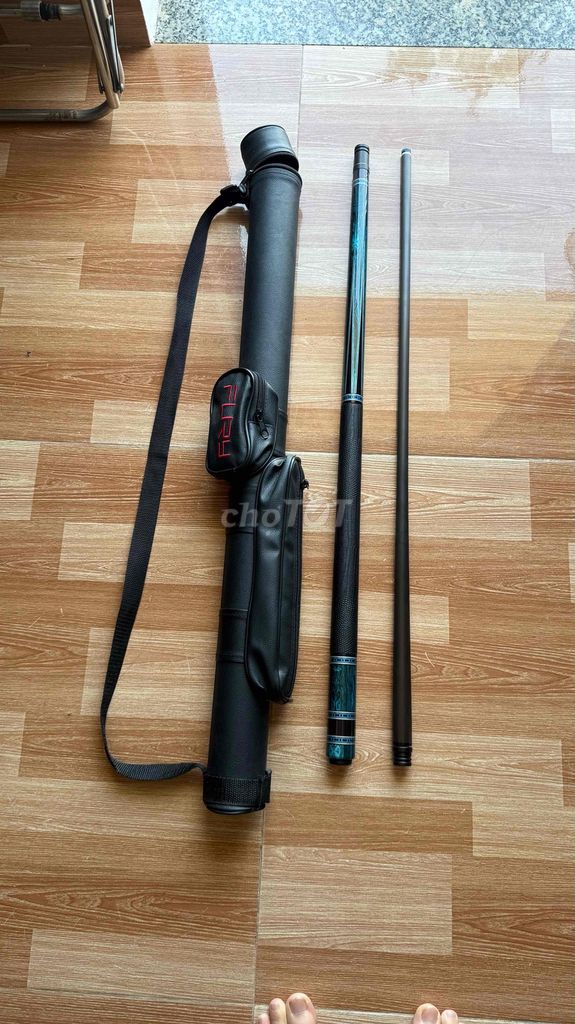 Кий для бильярда Dragon Luxury 12.8R черный, бирюзовый