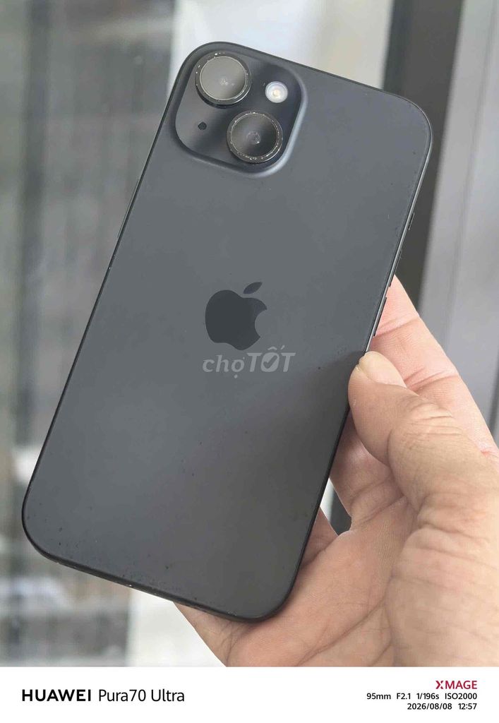 Apple iPhone 15 128GB Черный Б/У