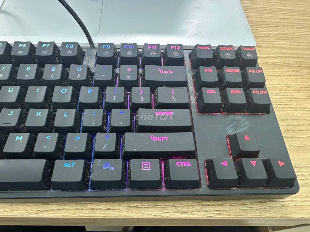 Механическая клавиатура Dareu EK87 Черная LED RGB