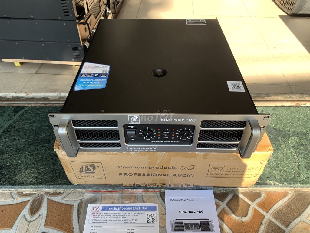 Фото 2: СУПЕР МЕГА РАСПРОДАЖА УСИЛИТЕЛЯ CAF KING-1802PRO 1800W/1КАНАЛ, МОНО 3U