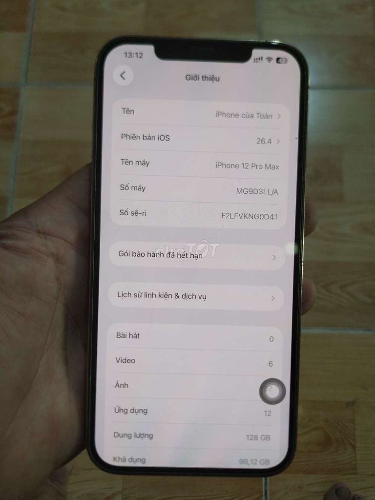 iPhone 12 Pro Max международная версия, полностью оригинальный, 128 ГБ