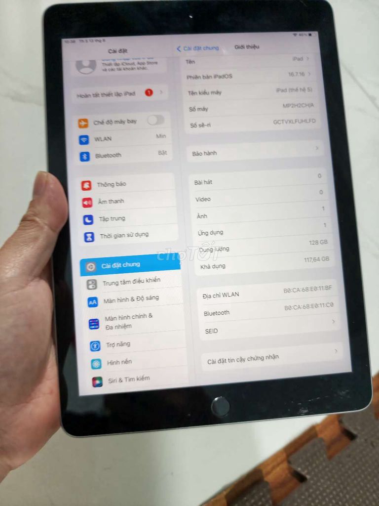 Фото 3: Apple iPad Gen 5 128GB большой экран, отзывчивый сканер отпечатков