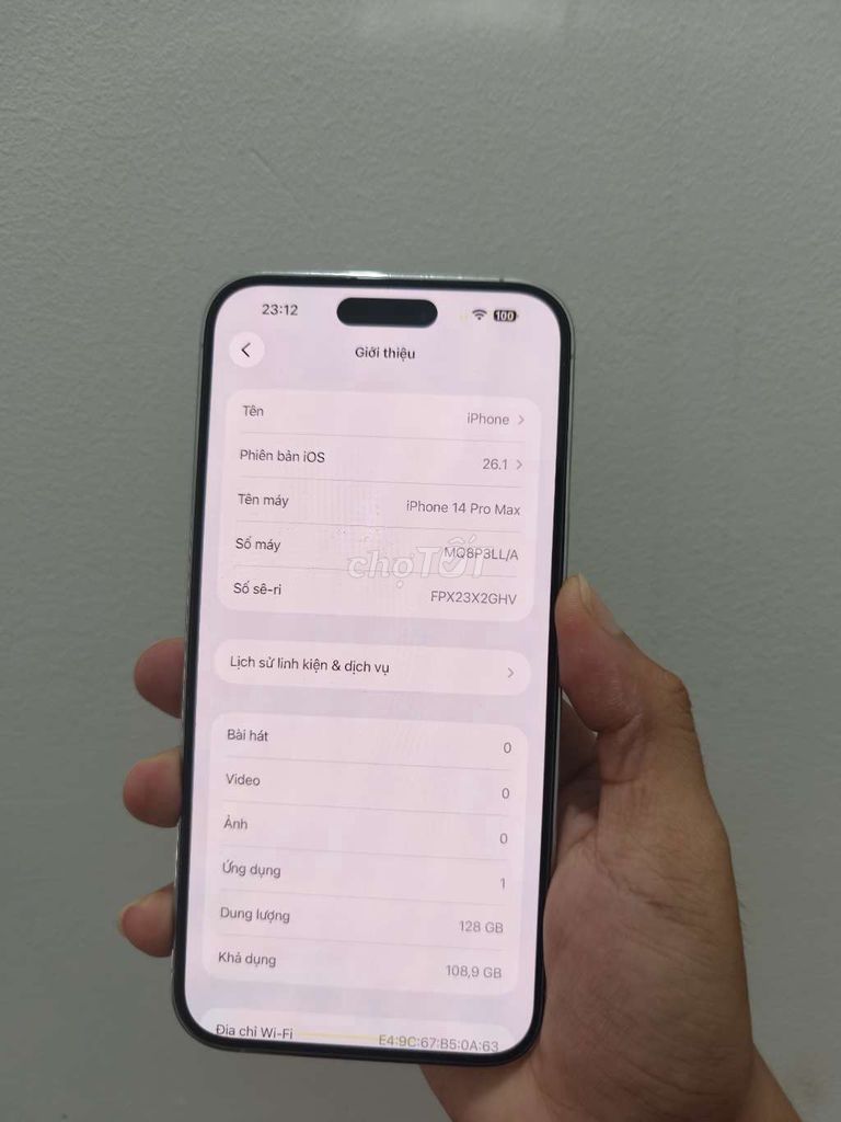 Фото 3: Apple iPhone 14 Pro Max 128GB Silver 78%