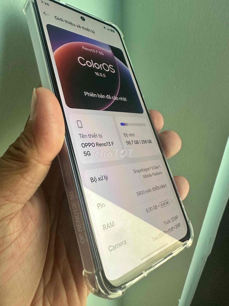 Oppo Reno 13F 5G 256GB Фиолетовый, б/у
