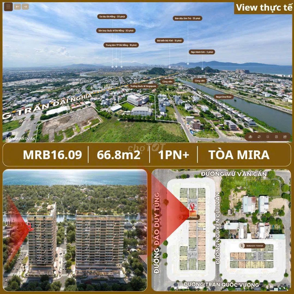 Chỉ Với 500 Triệu Vốn Tự Có Ban Đầu Đã Sở Hữu Ngay Căn Hộ Hạng Sang ĐN