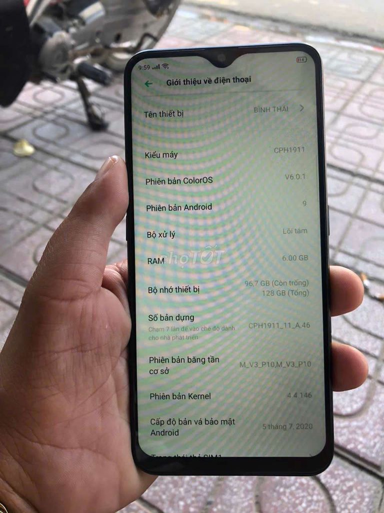 Oppo F11 128GB Xanh 6GB Like New