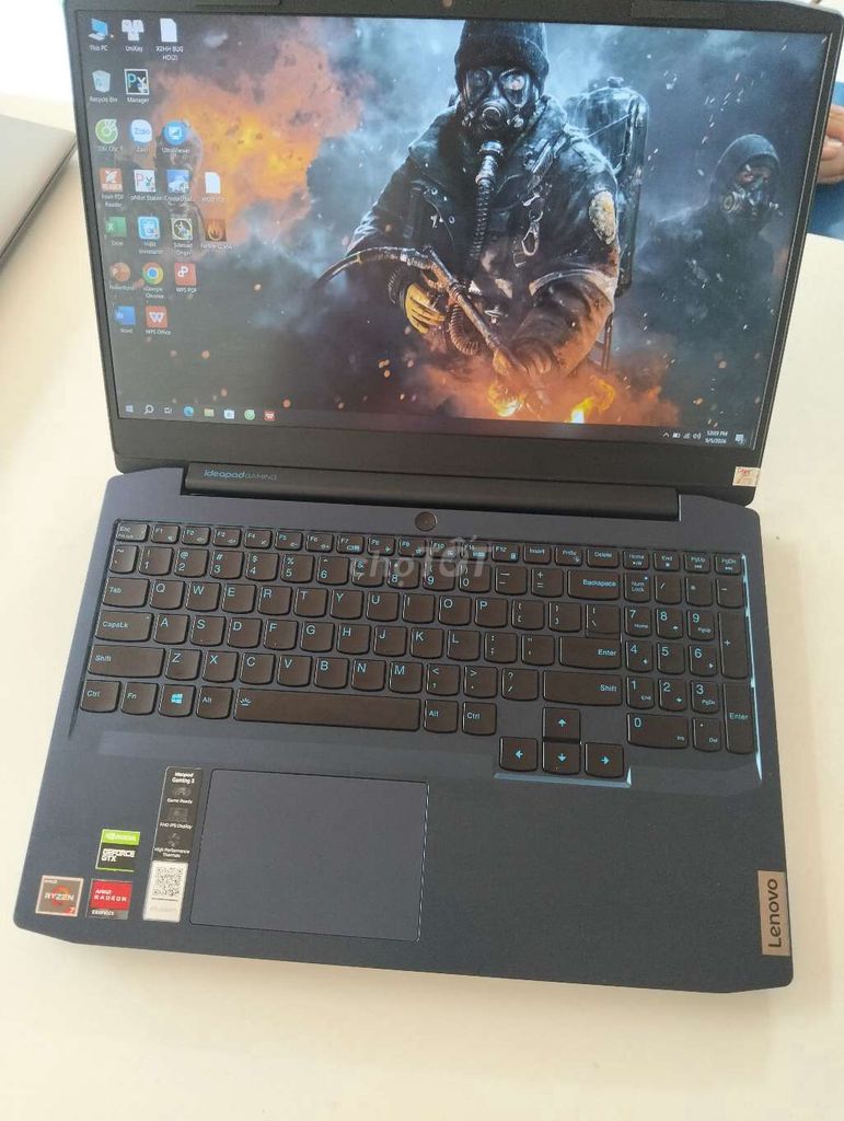 Lenovo Gaming 3 Ryzen 7 12GB/512GB GTX 1650