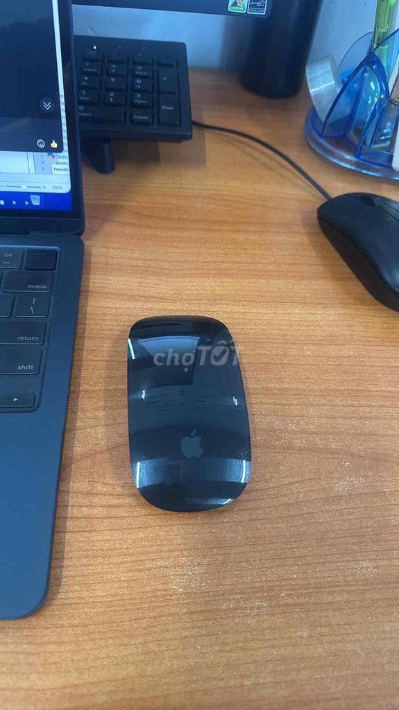 Мышь Apple Magic Mouse черная Bluetooth мультитач