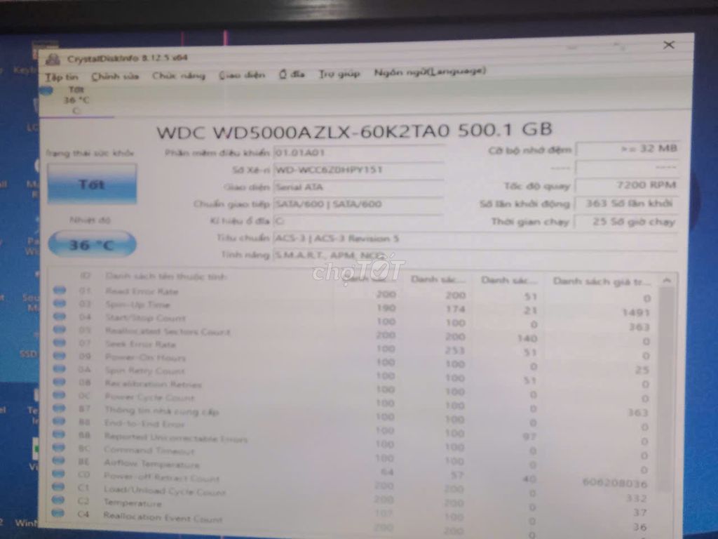 Фото 3: Жесткий диск для ПК 500GB Western Digital, использовался всего 1 день, как новый