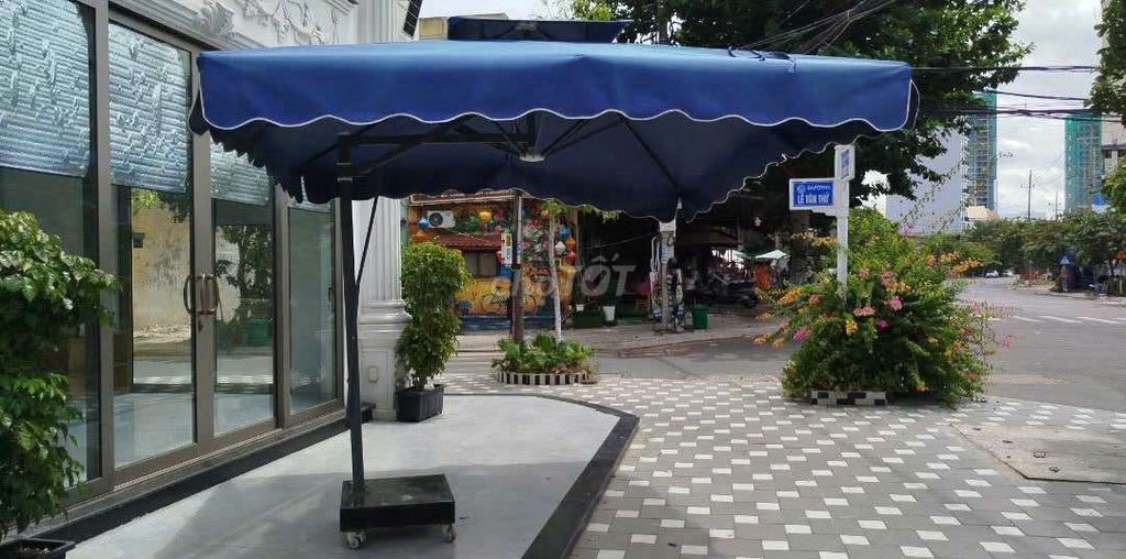 Тент от солнца Tâm lệch Синий 3м x 3м, б/у