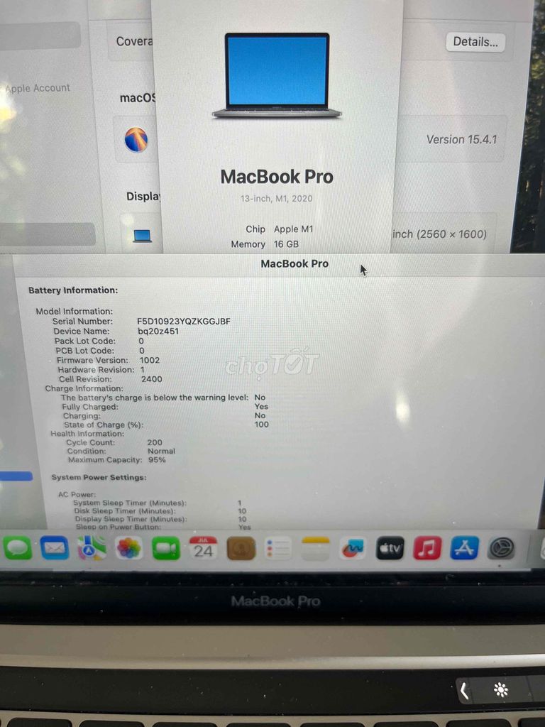 Фото 3: MacBook Pro M1 Ram 16GB Ssd 512GB