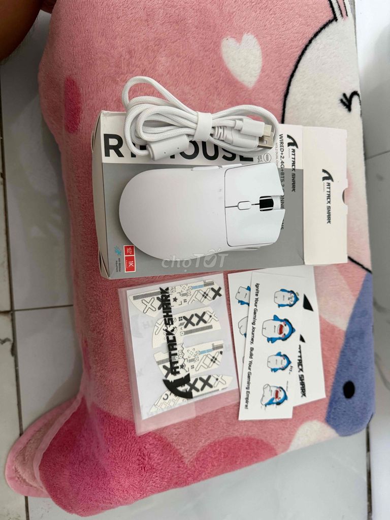 Мышь Attack Shark R1 Bluetooth белая