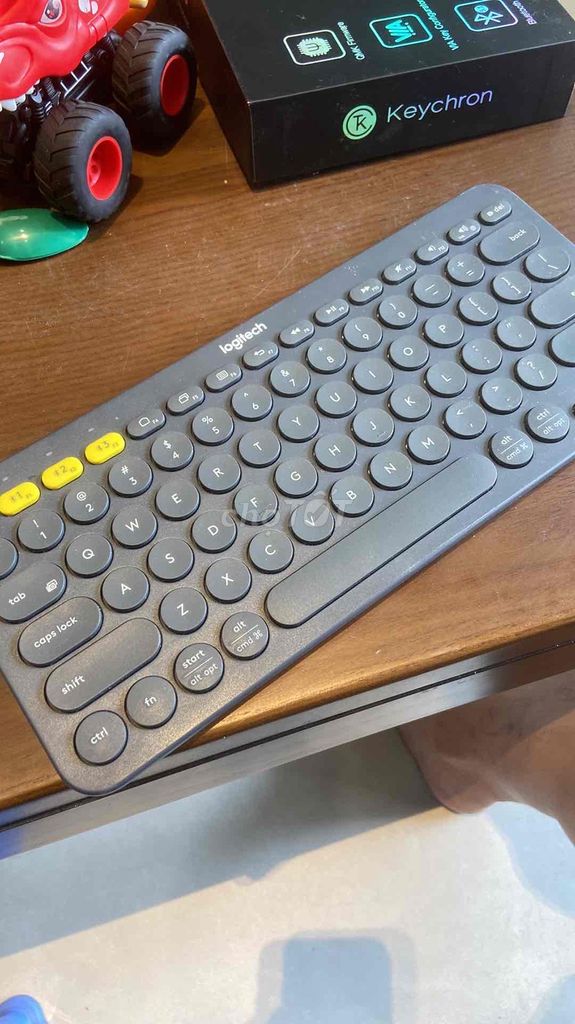 Клавиатура Bluetooth Logitech K380 серая