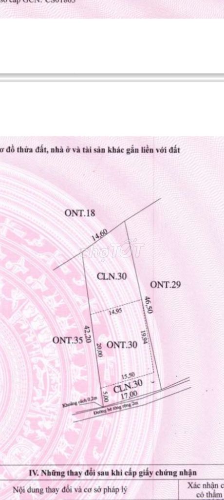 🔥 ЗЕМЛЯ КАМКИМ ХОЙАН 668,7 м² – ВСЕГО 6,6 МЛН ДОНГОВ/М² (4 МЛРД 413 ТЫС.) – ДОРОГА ДЛЯ АВТО 🔥