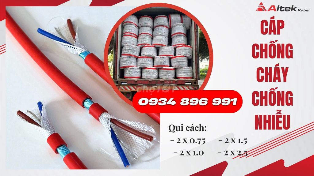 Фото 2: Огнестойкий кабель Altek Kabel 2x1.5 в Дананге, Хюэ