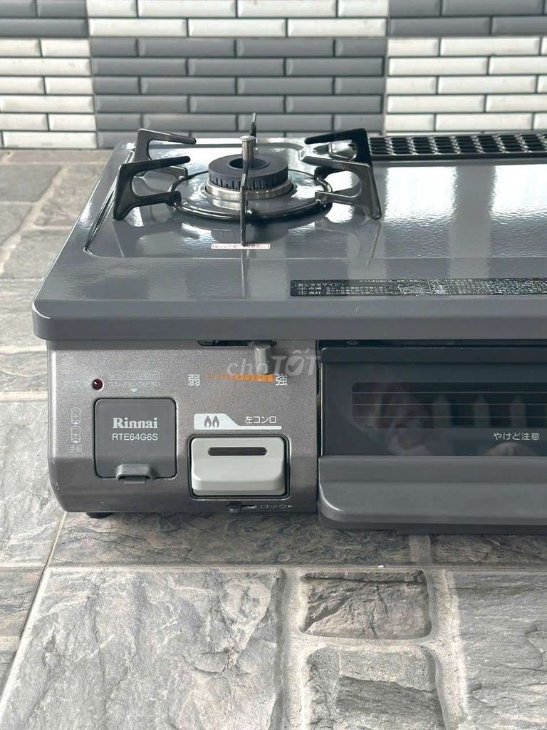 Фото 2: Газовая плита Rinnai RTE64G6S серая