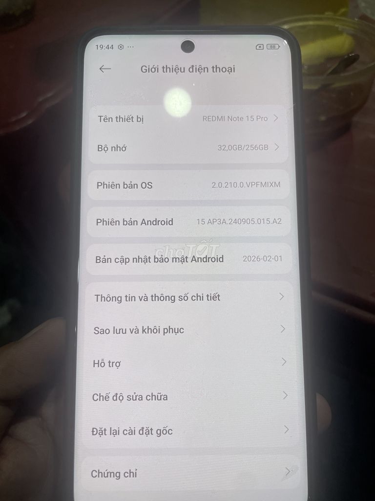 Xiaomi Redmi Note 15 Pro 256GB Черный Б/У