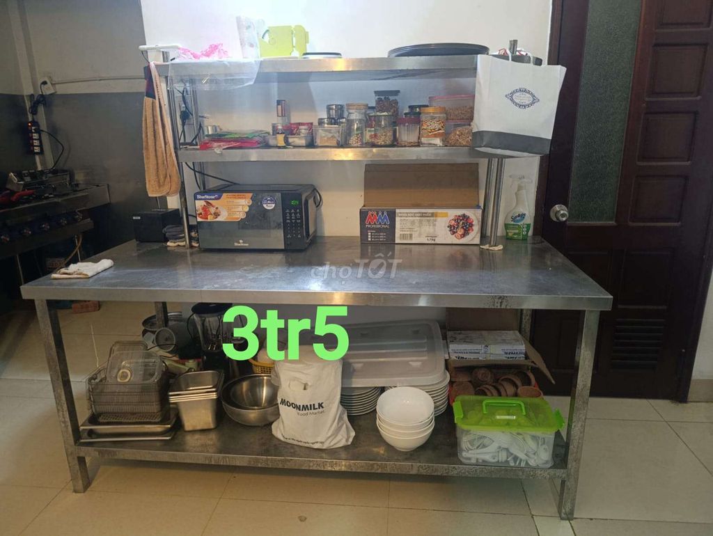 Bàn bếp Inox Bạc Bếp chuyên nghiệp