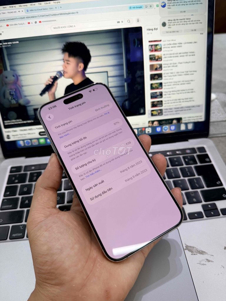 Фото 3: Apple iPhone 15 Pro Max 256GB Titan Tự Nhiên