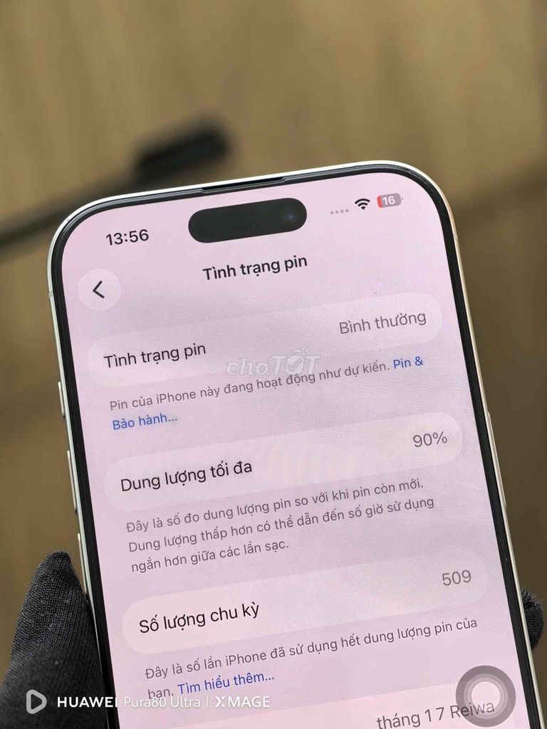 Фото 3: Apple iPhone 16 Pro 128GB Белый 90%