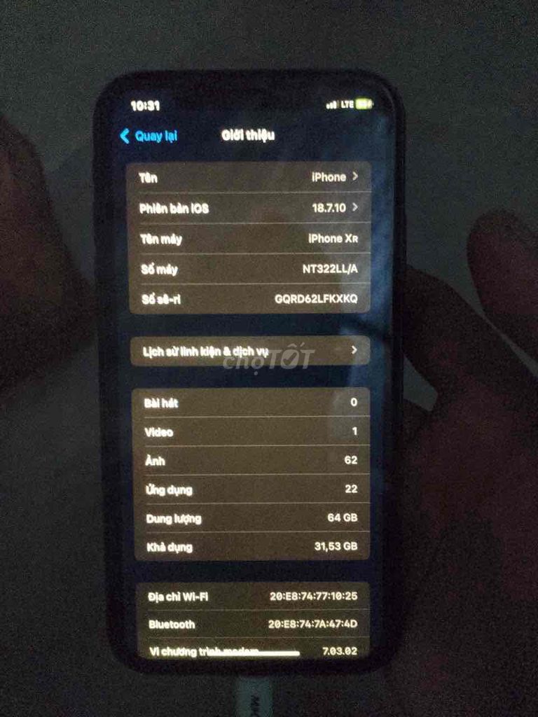 Фото 2: Apple iPhone XR 64GB Чёрный 80%
