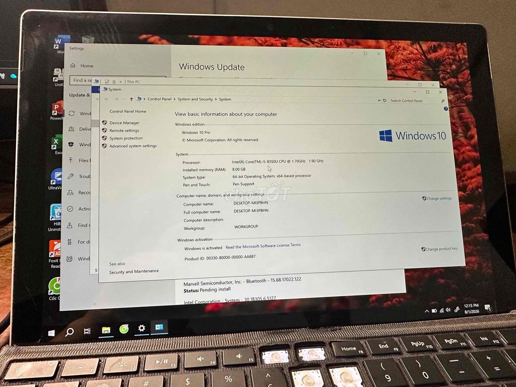 Microsoft Surface Pro 6 i5 8GB/256GB Silver