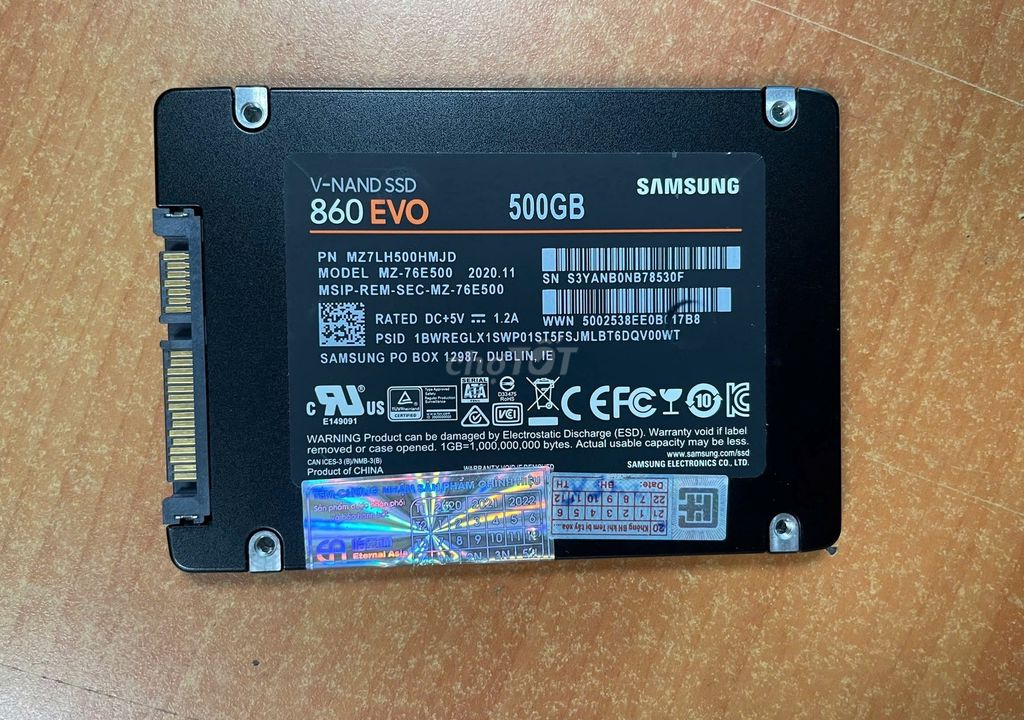 SSD Samsung 860 EVO 500GB как новый