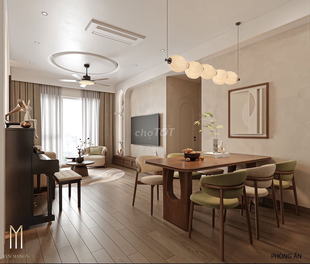 Сдается Cộng Hòa Garden — 75 м², с полной мебелью, всего 13 млн.