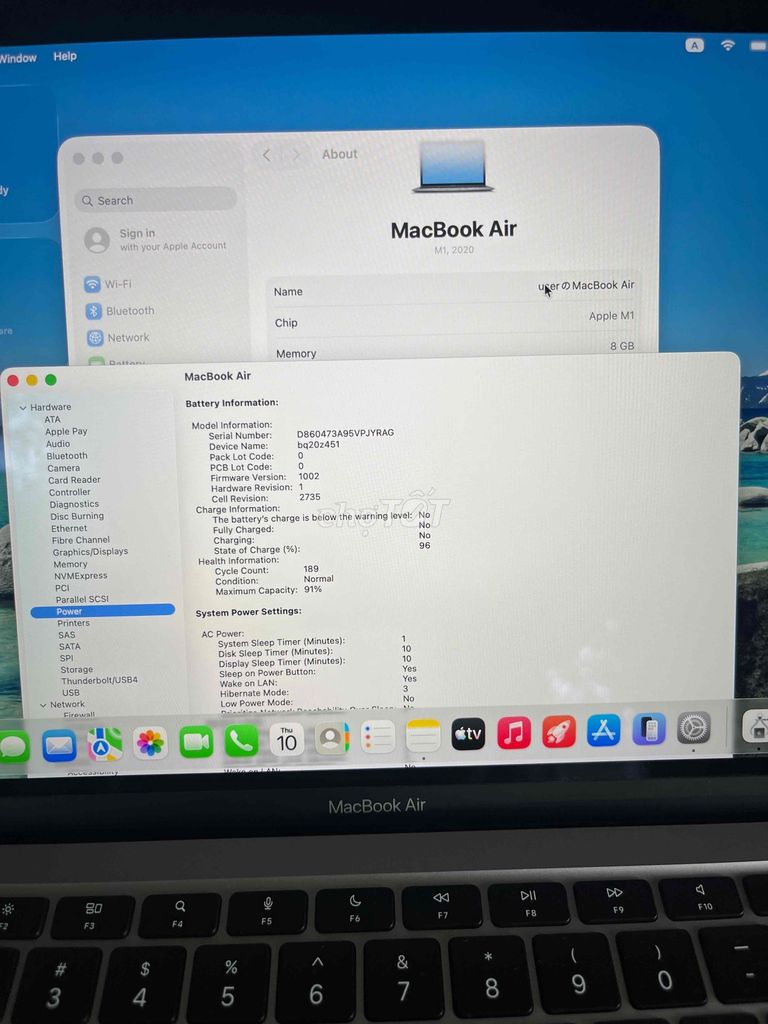 Фото 3: MacBook Air M1 Ram 8GB SSD 256GB