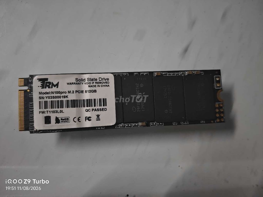 SSD-накопитель TRM N100 Pro 512GB NVMe M.2