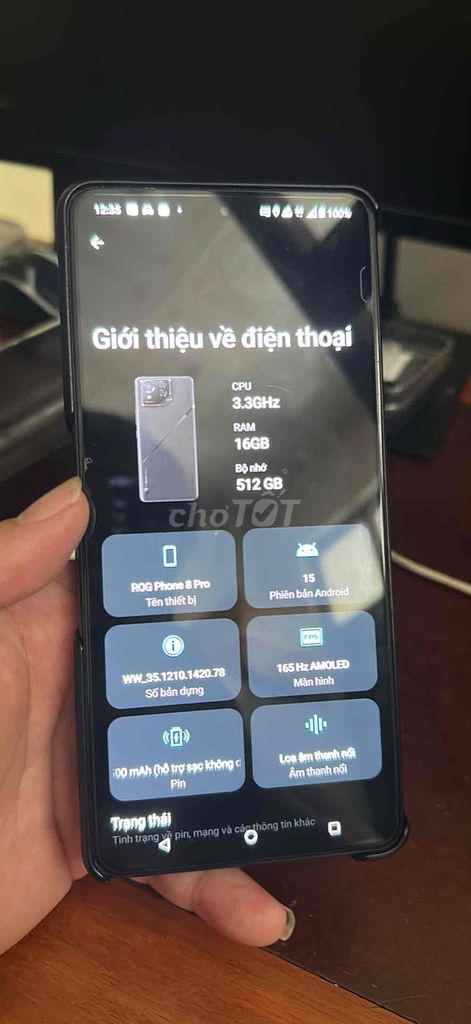 ROG Phone 8 Pro 16GB/512GB чёрный