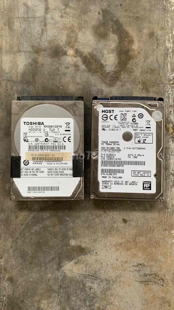 Фото 3: Мертвые жесткие диски HGST 750GB и Toshiba 500GB 47%