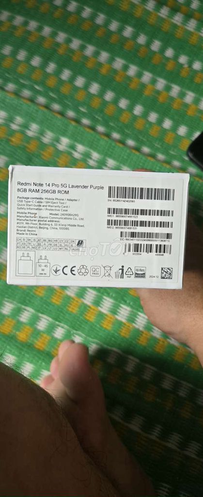 Xiaomi Redmi Note 14 Pro 5G 256GB Лавандовый
