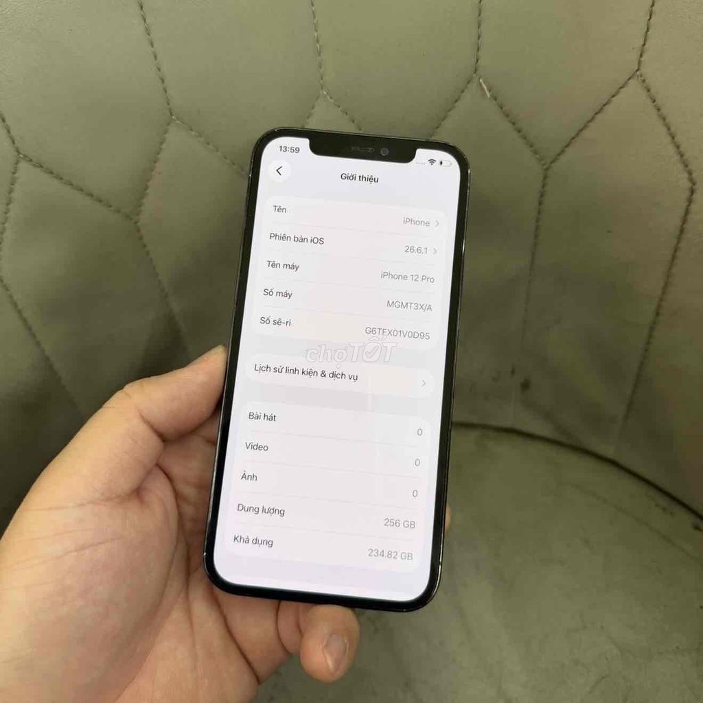 Фото 2: 12 Pro, Full zin, 256GB, hỗ trợ góp nợ xấu