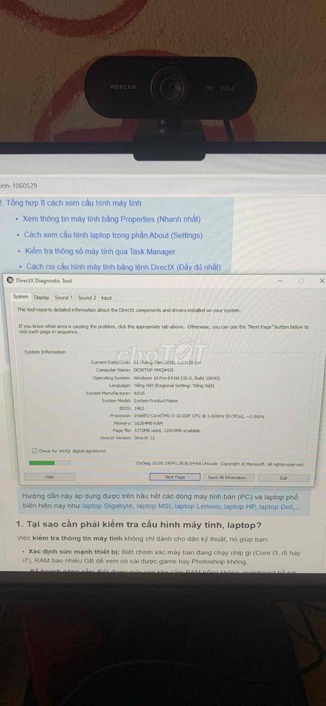Фото 2: MSI i3-10100F 16GB/256GB SSD Win 10 Pro