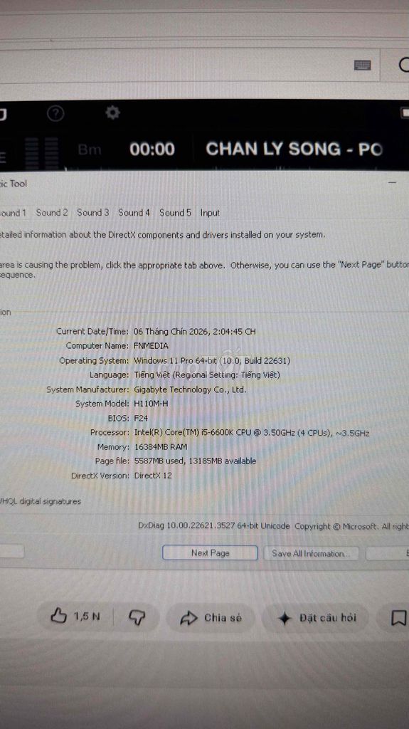 Фото 3: Gigabyte i5-6600K 16GB/256GB GTX 1650 22 inch
