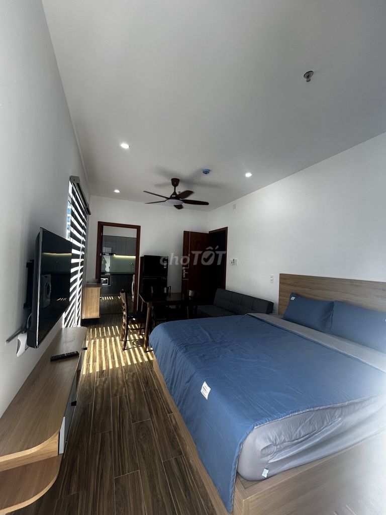 Фото 3: Сдается новая 1-комнатная квартира на улице Ле Куанг Дао, район Нгу Хань Шон