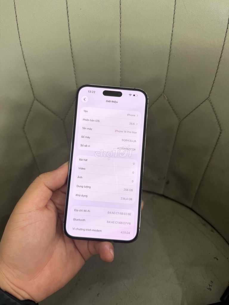 Фото 2: 14 Pro Max, Full nguyên zin, 256gb, hỗ trợ trả góp