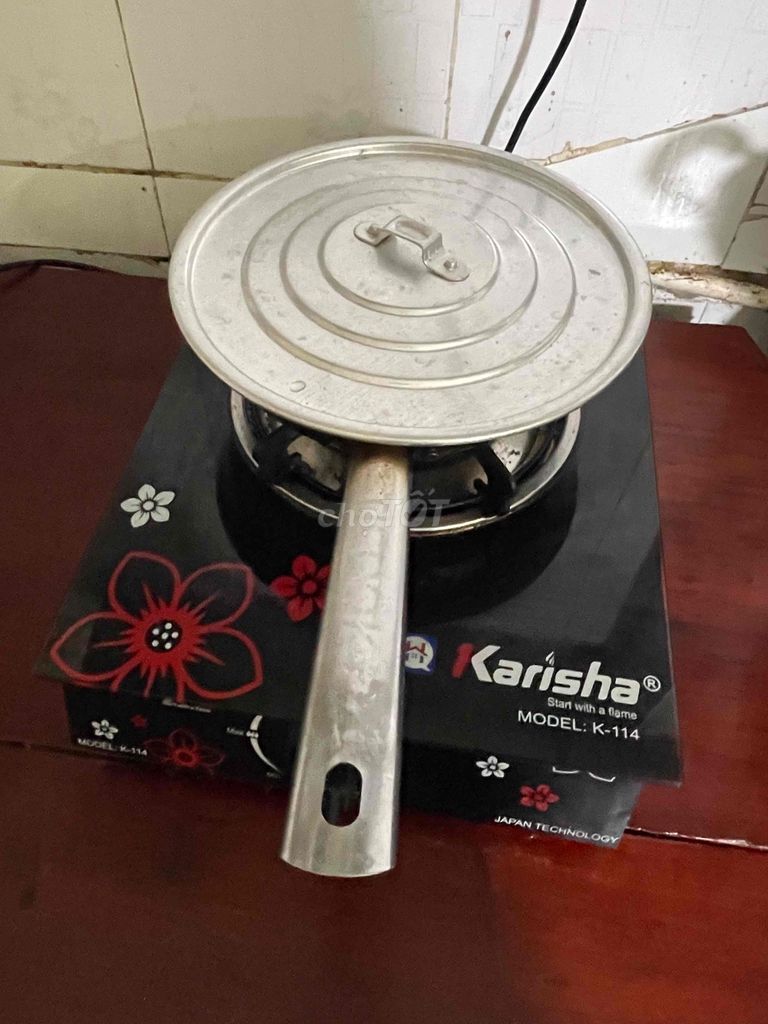 Газовая плита Karisha K-114 с закаленным стеклом, черная