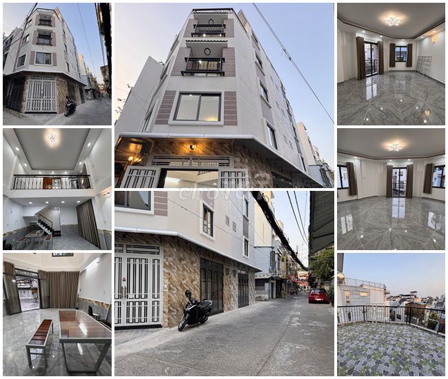 Открыта продажа 2 мини-вилл (угловая, 2 фасада), с антресолью, 4 этажа, переулок 8 м, Хюинь Ван Бань