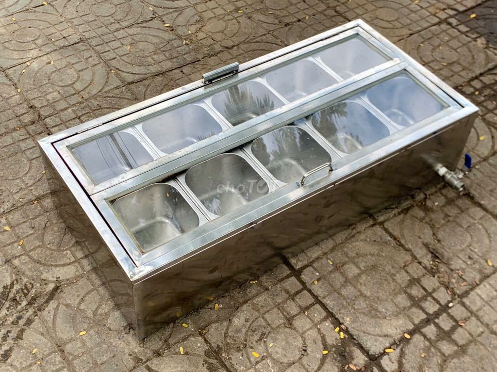 Контейнер для сухого льда Inox 10 лотков с крышкой