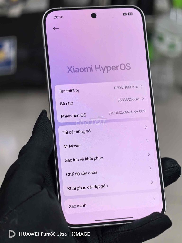 Фото 3: Xiaomi K90 Max Dimensity 9500 16GB/256GB Silver