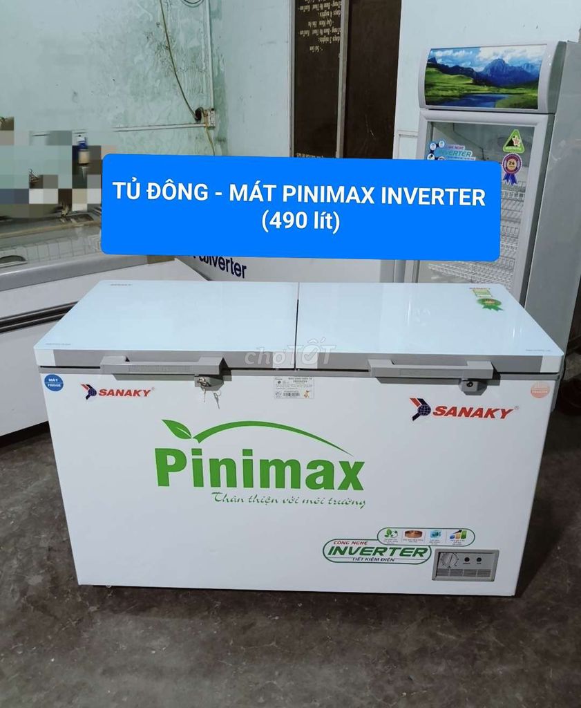 Морозильно-холодильный шкаф Sanaky Pinimax 490 литров Inverter (2025)